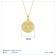 J'ADMIRE 14K Yellow Gold Over Sterling Silver Cancer Zodiac Stars
Pendant Necklace