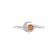 J'ADMIRE Platinum 950 Over Sterling Silver Mars Ring