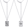 J'ADMIRE Platinum 950 Over Sterling Silver Tarot Card The Magician
Pendant Necklace
