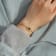 J'ADMIRE 14K Yellow Gold Over Sterling Silver Saturn Bracelet