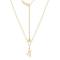 J'ADMIRE 14K Yellow Gold Over Sterling Silver Capricorn Zodiac Pendant Necklace