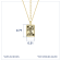J'ADMIRE 14K Yellow Gold Over Sterling Silver Tarot Card The Fool
Pendant Necklace