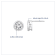 LUXGEM 14K White Gold Bezel Round Cut Studs | 0.5 Carat Cubic Zirconia