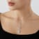 LUXGEM 14K White Gold Round Halo Pendant Necklace | 3 Carat Cubic Zirconia