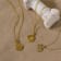 J'ADMIRE 14K Yellow Gold Over Sterling Silver Sagittarius Zodiac Stars
Pendant Necklace