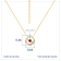 J'ADMIRE Galaxy Planet Saturn Necklace