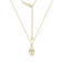 J'ADMIRE Sterling Silver Oval Zodiac Pendant Necklace