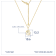 J'ADMIRE Sterling Silver Oval Zodiac Pendant Necklace