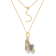 J'ADMIRE 14K Yellow Gold Plated Sterling Silver Basset Hound Puppy
Pendant Necklace