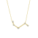 J'ADMIRE Aries Zodiac Constellation 14K Yellow Gold Over Sterling Silver
Pendant Necklace
