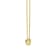 J'ADMIRE 14K Yellow Gold Over Sterling Silver Simple Initial Pendant Necklace
