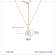 J'ADMIRE Sterling Silver Oval Zodiac Pendant Necklace
