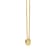 J'ADMIRE 14K Yellow Gold Over Sterling Silver Simple Initial Pendant Necklace