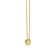 J'ADMIRE 14K Yellow Gold Over Sterling Silver Simple Initial Pendant Necklace
