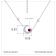 J'ADMIRE Planet Saturn Necklace