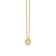 J'ADMIRE 14K Yellow Gold Over Sterling Silver Simple Initial Pendant Necklace