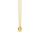 J'ADMIRE 14K Yellow Gold Over Sterling Silver Simple Initial Pendant Necklace