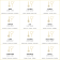 J'ADMIRE Sterling Silver Zodiac Drop Earrings