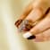 J'ADMIRE 14K Yellow Gold Over Sterling Silver Neptune Ring