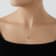 LUXGEM 14K Yellow Gold Round Cut Pendant Necklace | 2 Carat Cubic Zirconia
