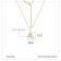 J'ADMIRE Sterling Silver Oval Zodiac Pendant Necklace