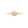 J'ADMIRE 14K Yellow Gold Over Sterling Silver Venus Ring