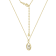 J'ADMIRE Sterling Silver Oval Zodiac Pendant Necklace