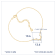 J'ADMIRE 14K Gold Over Sterling Silver Zodiac Anklet for Women