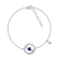 J'ADMIRE Platinum Over Sterling Silver Neptune Bracelet