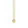 J'ADMIRE 14K Yellow Gold Over Sterling Silver Simple Initial Pendant Necklace