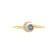 J'ADMIRE 14K Yellow Gold Over Sterling Silver Uranus Ring