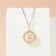 J'ADMIRE Mother of Pearl 14K Yellow Gold Over Sterling Silver Pisces
Zodiac Necklace
