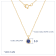 LUXGEM 10K Solid Gold Solitaire December Birthstone Necklace, 0.25 Carat
Gemstone Simulant CZ