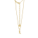 J'ADMIRE 14K Yellow Gold Over Sterling Silver Gemini Zodiac Pendant Necklace