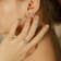 J'ADMIRE Scorpio Constellation Rhodium Over Sterling Silver Ring