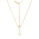 J'ADMIRE 14K Yellow Gold Over Sterling Silver Pisces Zodiac Pendant Necklace