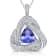 KALLATI White Gold "Renaissance" 3.50ctw Tanzanite amd Diamond Pendant