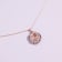 KALLATI 14k Rose Gold Morganite and Diamond Pendant