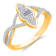 KALLATI Yellow Gold 0.45 ctw Diamond Ring