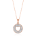 KALLATI Rose Gold "Eternal" 0.45ct Heart Diamond Necklace