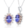 KALLATI White Gold "Renaissance" 7.10ctw Tanzanite Pendant