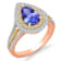 KALLATI Rose Gold "Renaissance" 2.95 ctw Pear Tanzanite &
Diamond Ring