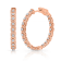 KALLATI Rose Gold "Eternal" 0.65ctw Diamond Earrings
