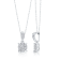 KALLATI White Gold "Eternal" 0.20ct Diamond Pendant