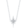 KALLATI White Gold 0.15 ctw Diamond Necklace