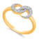 KALLATI Yellow Gold 0.35ctw  Diamond Ring