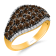KALLATI Yellow Gold "Coco Kallati" 1.90ct Coco and White
Diamond Ring