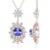 KALLATI Rose Gold "Renaissance" 2.90ctw Tanzanite and Diamond Pendant