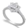 KALLATI 14K White Gold "Eternal" 0.85ct Pave Diamond Ring