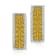 KALLATI 14K White Gold "Sunset" 1.50ct Natural  Yellow Diamond Earrings